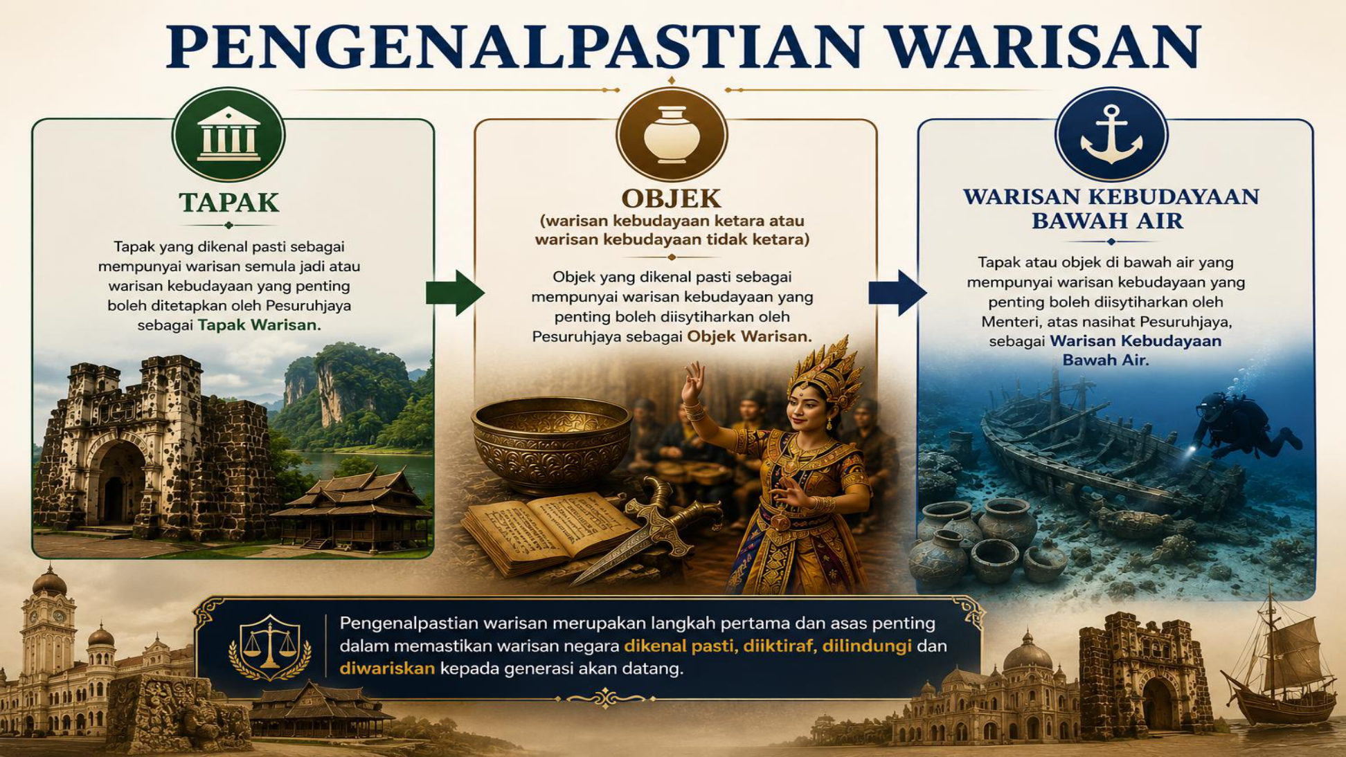 Visual tapak warisan